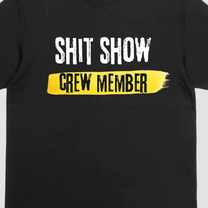 Crew Member Shirt Unisex Cotton Soft Top with Bold Text Design Hoodie, Sweatshirt | HypeDripTees.com