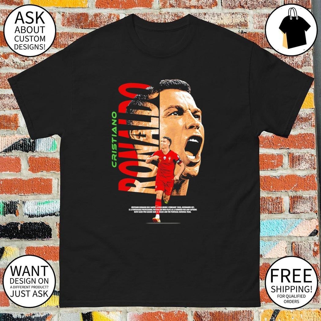 Cristiano Ronaldo Portuguese Soccer Player CR7 Dos Santos World Cup 2026 shirt