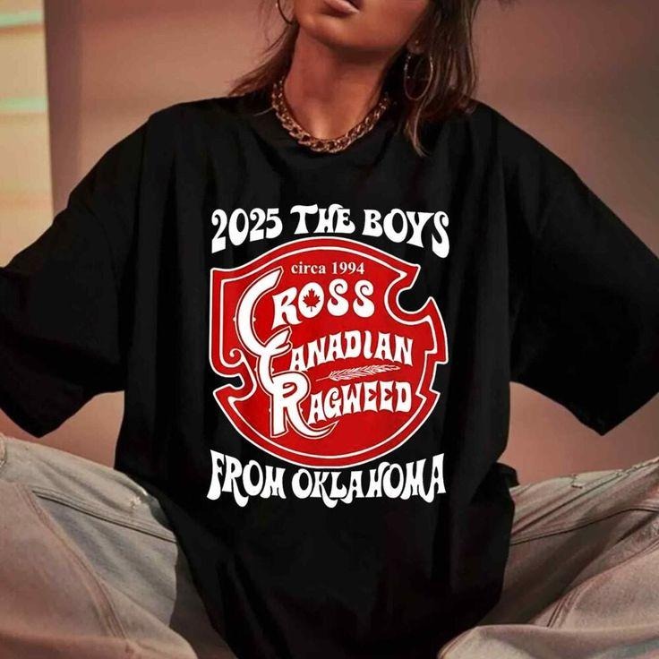 Cross Canadian Ragweed Shirt, Boys From Oklahoma SweatShirt, Ragweed Tour 2025 Shirt Hoodie | HypeDripTees.com