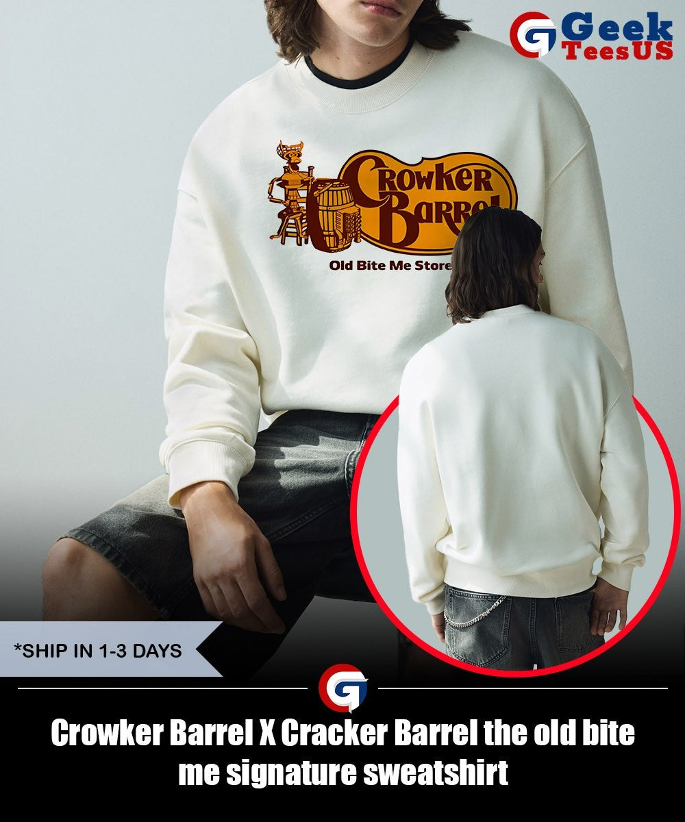 Crowker Barrel X Cracker Barrel the old bite me signature shirt