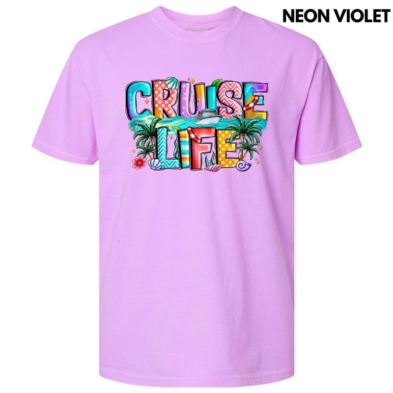 Cruise Life Scene Comfort Colors T-Shirt 'NLB' Hoodie, Sweatshirt | HypeDripTees.com