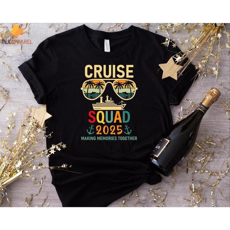 Cruise Squad Shirts, Family Cruise Tee, Family Trip 2025, Family Cruise Tee, Friends Cruise Shirts, Family Matching...