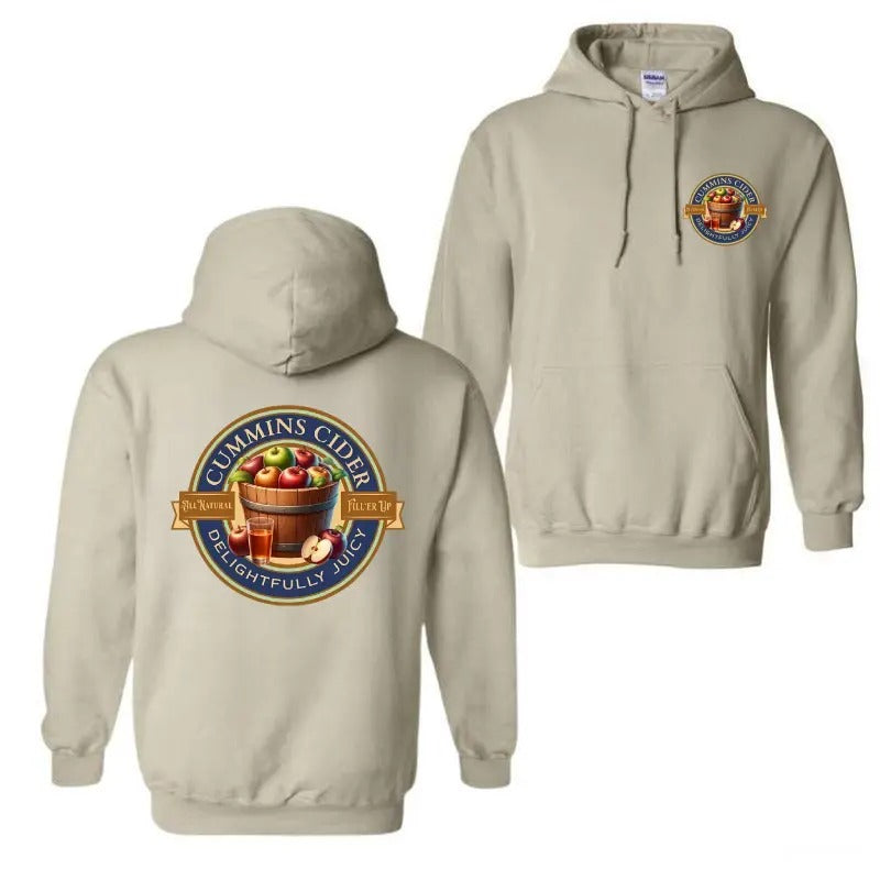 Cummins Cider Hoodie - Sweatshirt - Tshirt,  Men's Funny Shirt, Menswear Casual Crewneck | HypeDripTees.com