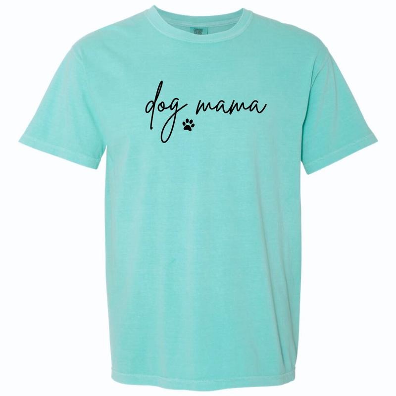 Cursive Dog Mama Comfort Colors T-Shirt 'NLB' Hoodie, Sweatshirt | HypeDripTees.com