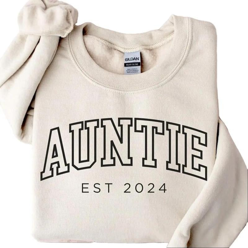 Custom Aunt Sweatshirt - Sister Gift, Aunt Mother's Day T-Shirts, Hoodie | HypeDripTees.com