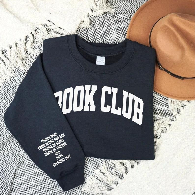 Custom Book Club Sweatshirt, Personalized Book Club Crewneck, Book Sweatshirt, Gift for book lover, Book club gift, Book...
