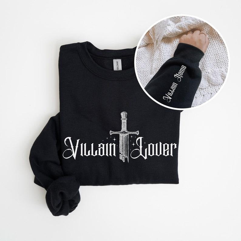 Custom Book Sweater, Villain Lover, Smutty Sweatshirt, Book Merch, Booknerd, Bookish Things, Romance Reader, Fantasy...