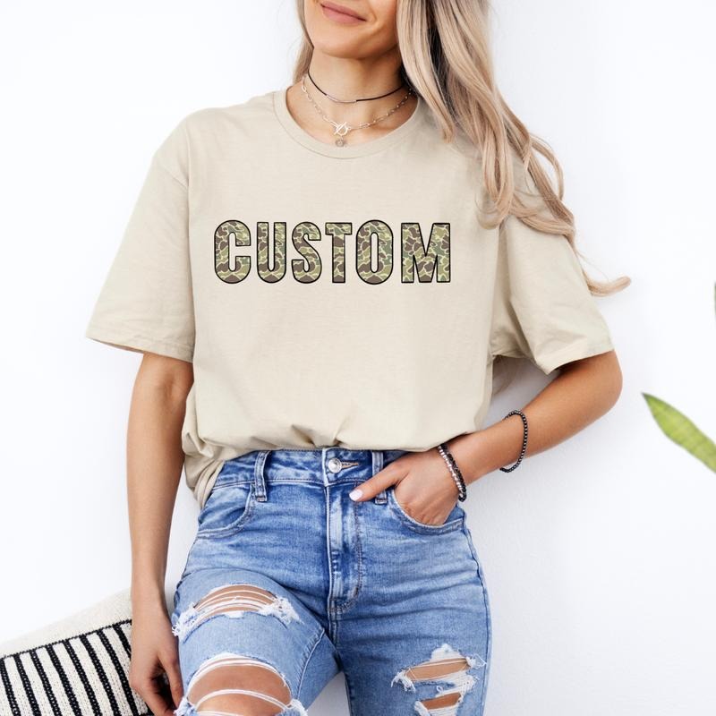 Custom Camo Tshirt Hoodie, Sweatshirt | HypeDripTees.com
