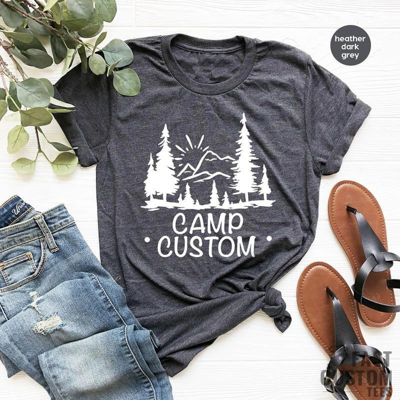 Custom Camp Shirt Camping Shirt Camping Friend Gift Summer Shirt Camping Lover Shirt Simple Camping Shirt Hoodie, Sweatshirt