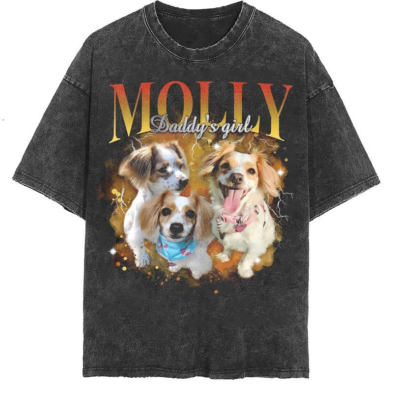 Custom Dog  Photo Shirt | Personalized Dog Lover Tee | Perfect Gift for Dog Lovers Hoodie, Sweatshirt | HypeDripTees.com