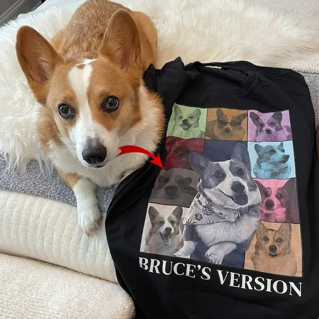 Custom Dog  shirt, Custom Dog Cat Shirt, Custom Pet Portrait Shirt, HL20 Hoodie, Sweatshirt | HypeDripTees.com