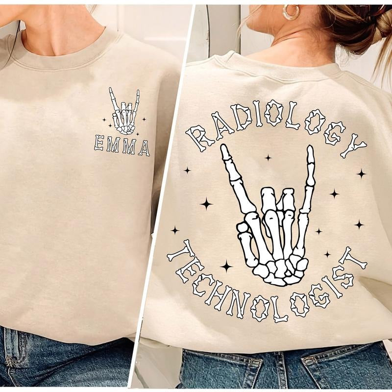 Custom Name Radiology Technologist Shirt Best Price Hoodie, Sweatshirt | HypeDripTees.com
