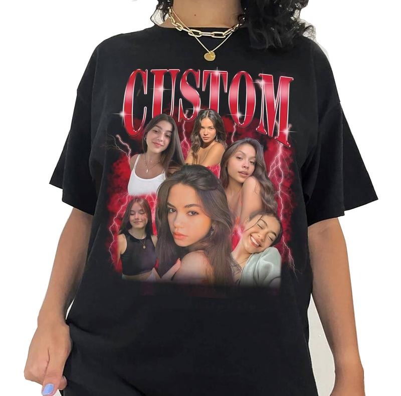 Custom Photo Shirt Top Womenswear Underwear Streetwear Tshirt Summer Hoodie, Sweatshirt | HypeDripTees.com
