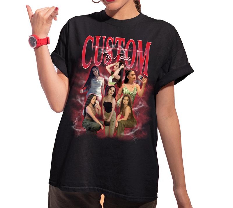 Custom Photos Shirt Top Womenswear Hoodie, Sweatshirt | HypeDripTees.com