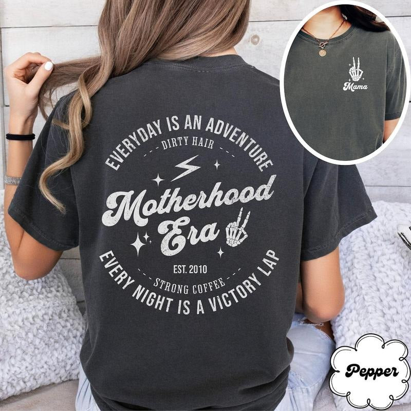 Custom Skeleton Motherhood Shirt, Mother's Day Shirt, Funny Mom Shirt, Mom Club Shirt, Funny Mothers Day Gift, New Mom...
