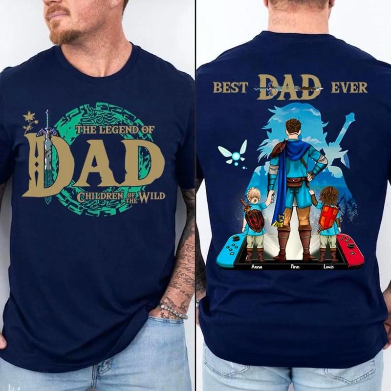 Custom The Legend Of Dad Shirt, Best Dad Ever Sweatshirt, Children Of The Wild Shirt, Father's Day Gift For Mom, Daddy...