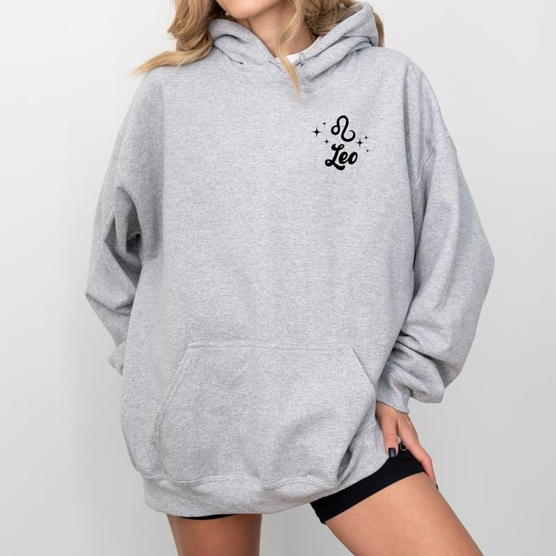 Custom Zodiac Hoodie, Unisex Zodiac Sign Hoodies, Astrology Sweatshirt, Horoscope Shirt, Birthday Gift Ideas for Girls,...