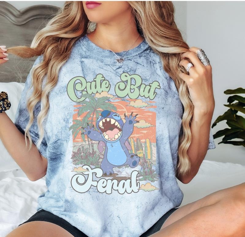 Cute But Feral Comfort Colors Unisex Tshirt Hoodie, Sweatshirt | HypeDripTees.com