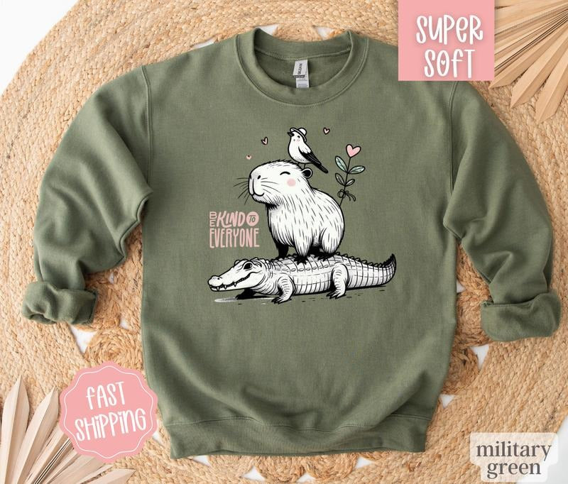 Cute Capybara Be Kind Capybara T-Shirts, Hoodie, Sweatshirt