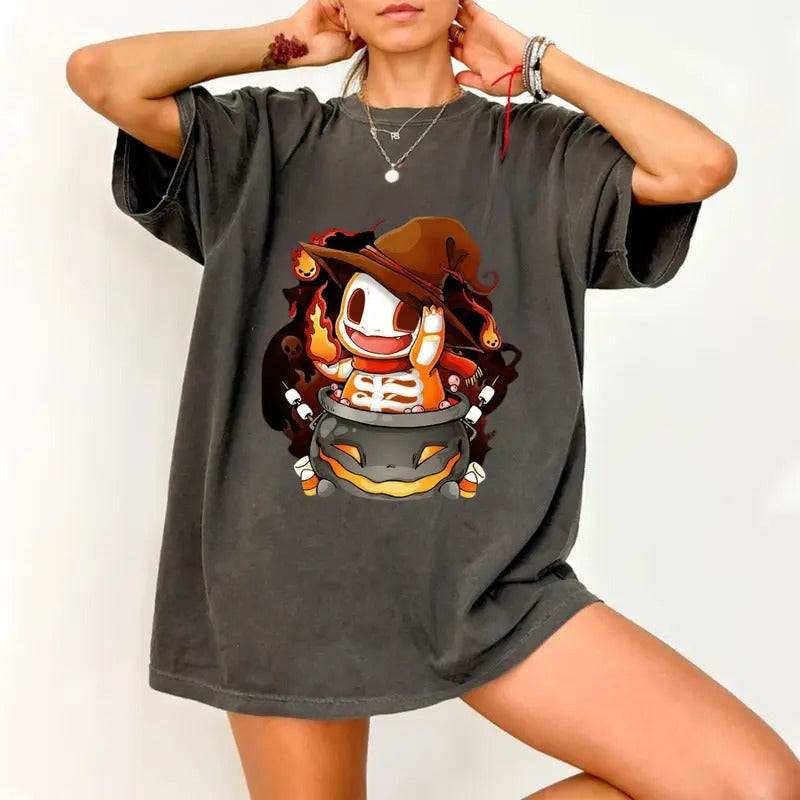 Cute Halloween P0kem0n Legends Unisex T-shirt For Fans Graphic Top Hoodie, Sweatshirt | HypeDripTees.com