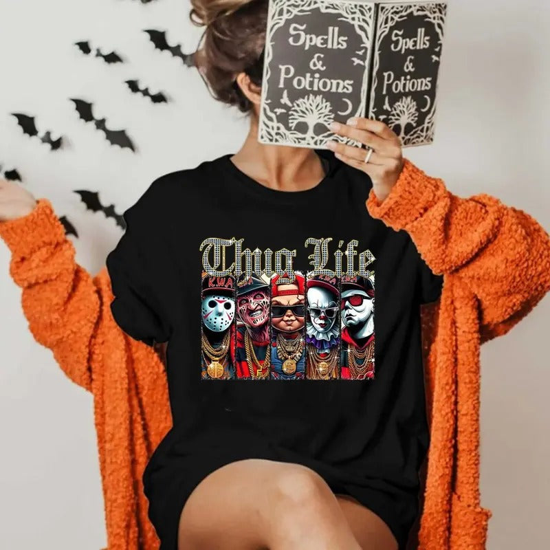 Cute Halloween Shirt, Hallowen Shirt,  Cute Fall Shirt, Spooky Season Print Hoodie, Sweatshirt | HypeDripTees.com