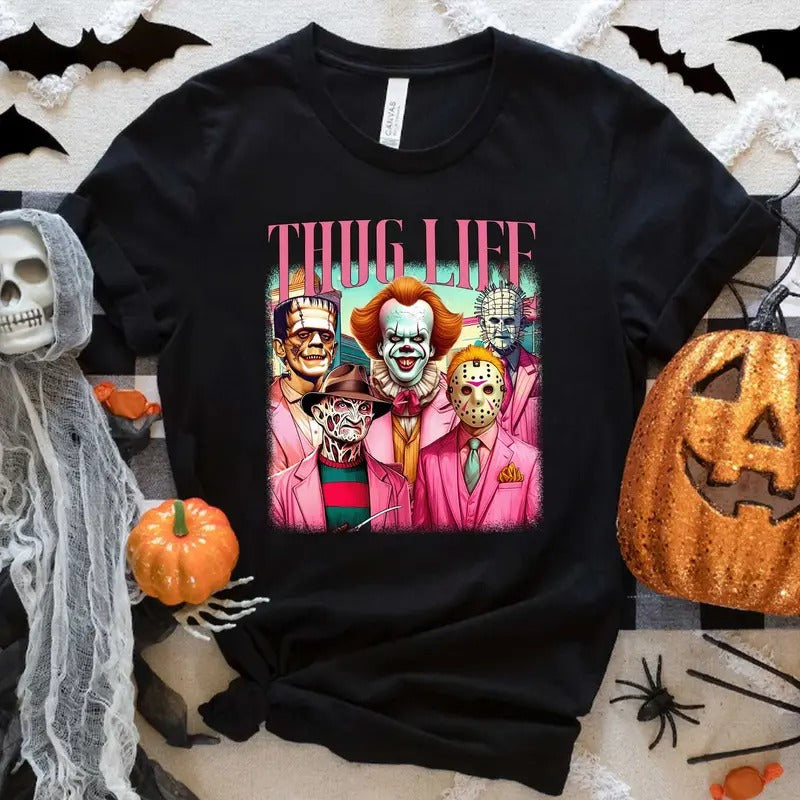 Cute Horror Shirt, Hallowen Shirt,  Cute Fall Shirt, Spooky Seasonstyle{n002}2 Hoodie, Sweatshirt | HypeDripTees.com