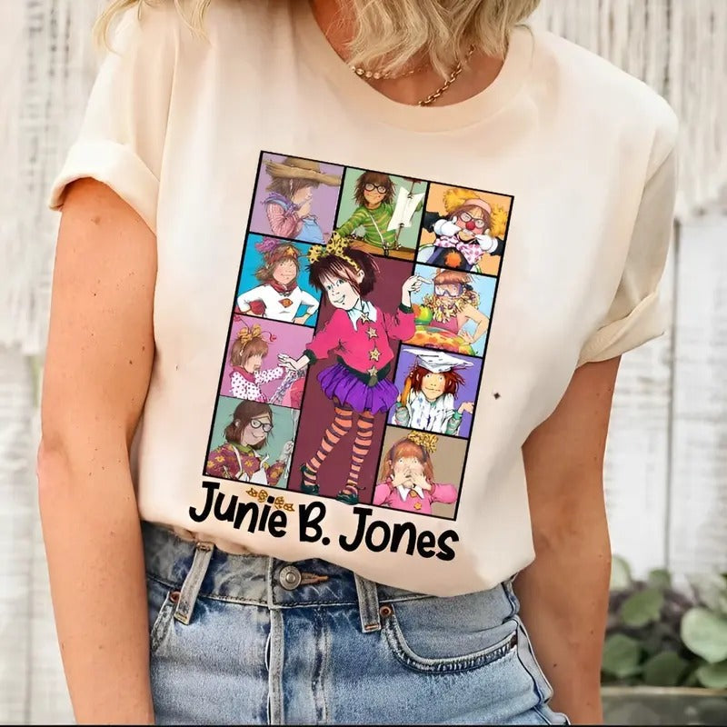 Cute Junie B Jones Teacher Eras Children'S Book Kindergarten Junie B Jones Back School T-Shirts, Hoodie, Sweatshirt
