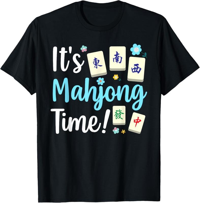 Cute Mahjong Design For Men Women Tile Game Mahjong Player T-Shirt Hoodie, Sweatshirt | HypeDripTees.com