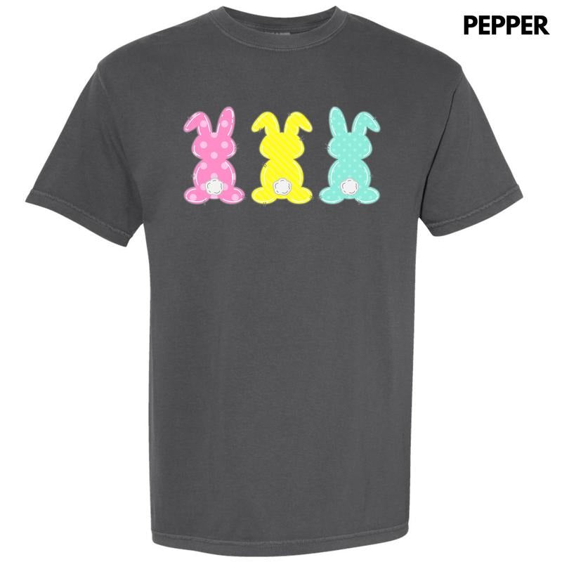 Cute Pattern Bunny Trio Comfort Colors T-Shirt 'NLB' Hoodie, Sweatshirt | HypeDripTees.com