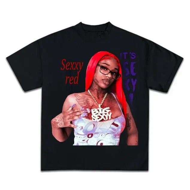 Cute Sexxy Red T-Shirt, Gift Shirt Classic Cotton Hoodie, Sweatshirt | HypeDripTees.com