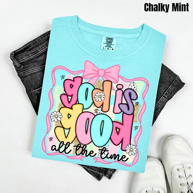 Cutesy God Is Good Comfort Colors T-Shirt 'NLB' Hoodie, Sweatshirt | HypeDripTees.com