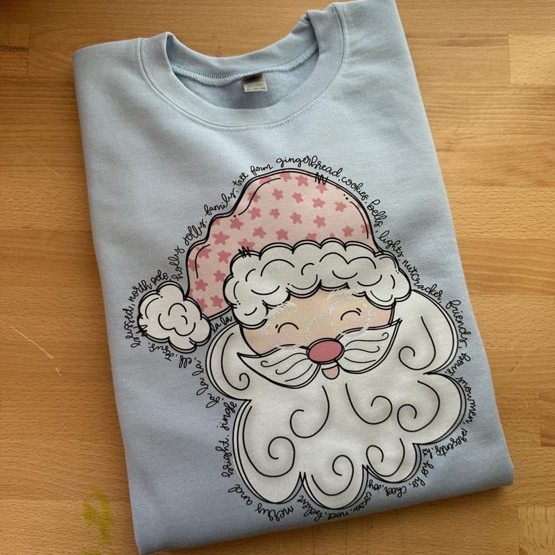 Cutie Santa Gildan Sweatshirt T-Shirts, Hoodie | HypeDripTees.com