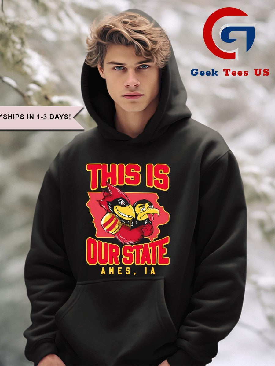 Cy the Cardinal this is our State Iowa State Cyclones football shirt