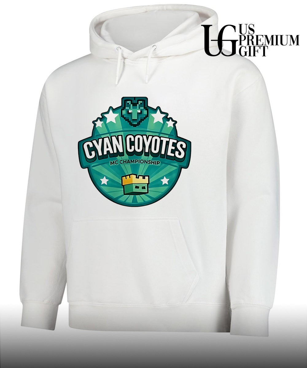 Cyan Coyotes MC Championship logo shirt