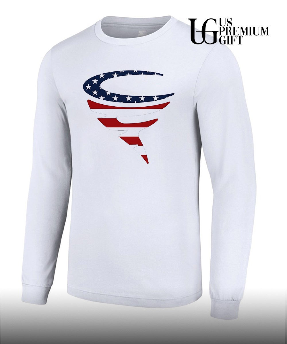 Cyclones circle flag logo shirt