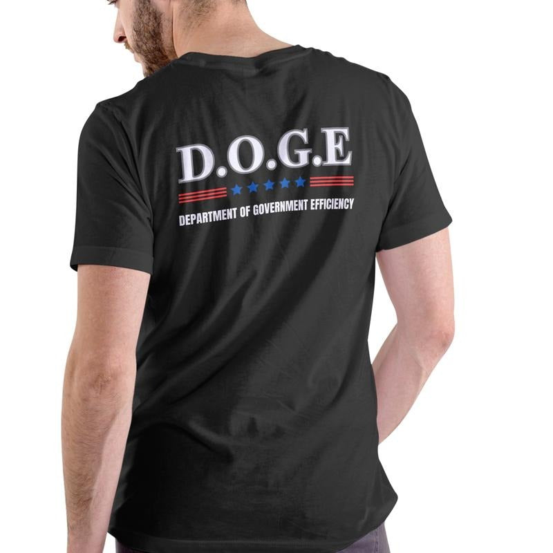 D.O.G.E Department of Government Efficiency T Shirt, Unisex Cotton Menswear Stylish Hoodie, Sweatshirt | HypeDripTees.com