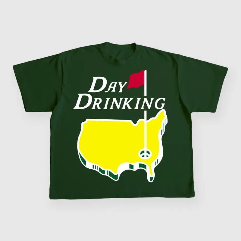 DAY DRINKING CUSTOM PRINTED T-SHIRT Hoodie, Sweatshirt | HypeDripTees.com