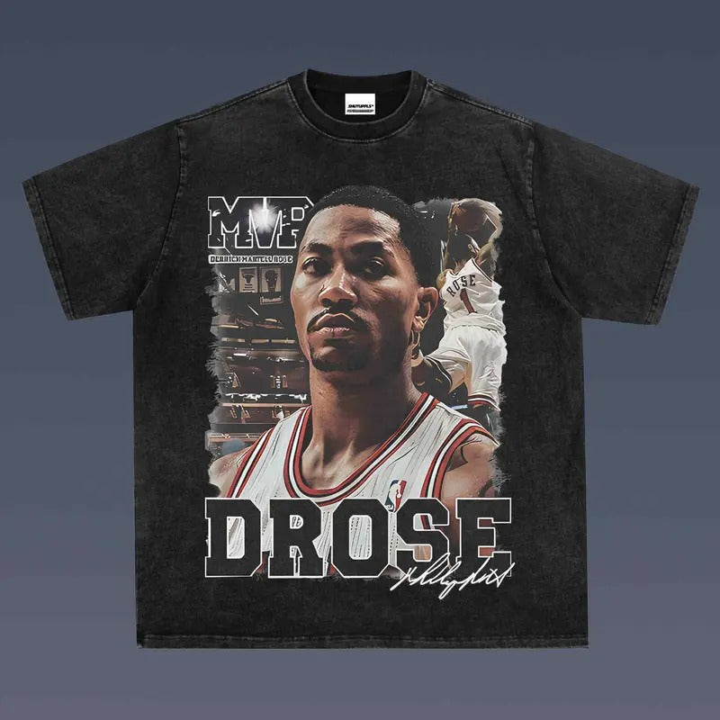 DERRICK ROSE 1.9 TEE | VINTAGE TEE GRAPHIC T-SHIRT SWEATSHIRT HOODIE | SPORT TEE -  GIFT FOR FAN | HypeDripTees.com