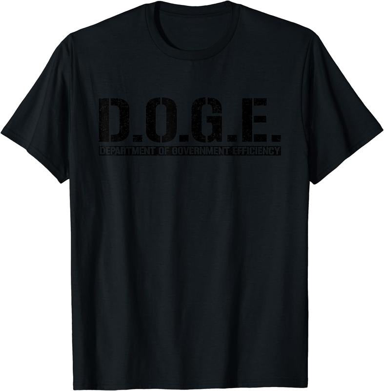 DOGE D.O.G.E. DEPARTMENT OF GOVERNMENT EFFICIENCY TEE T-Shirt | Unisex cotton tee Gifts, Crewneck Hoodie, Sweatshirt