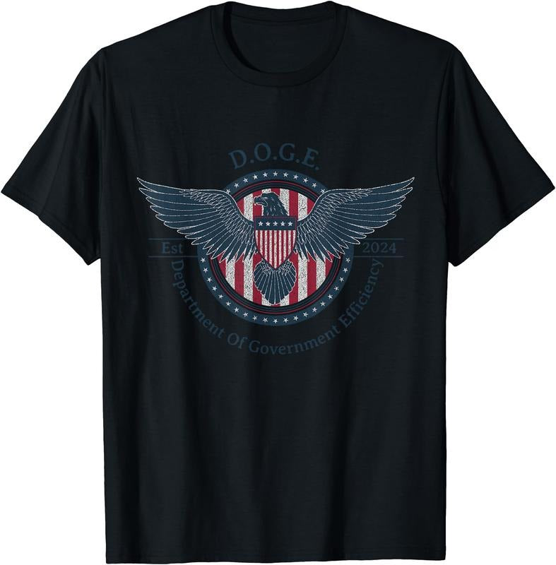 DOGE Department Of Government Efficiency Partiotic T-Shirt | Unisex cotton tee Gifts, Crewneck Hoodie, Sweatshirt