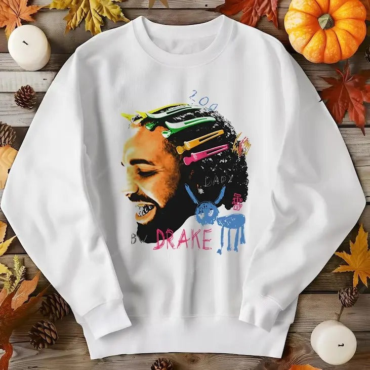 DRAKE GRAPHIC Sweatshirt For All The Dogs Rap Tee Concert Merch Hip Hop Sweatshirt Hoodie | HypeDripTees.com