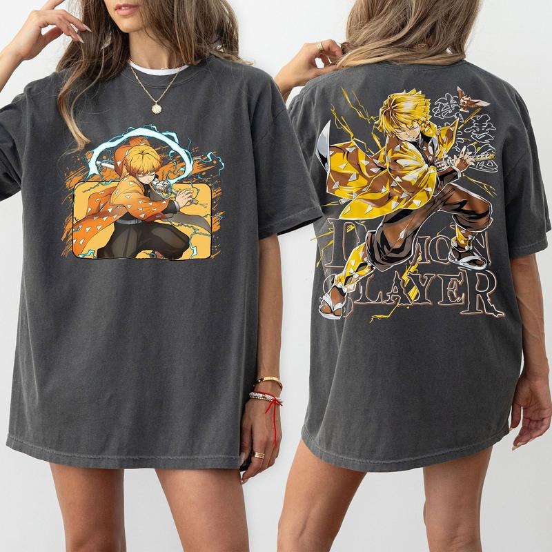 DS Thunder Breathing Tshirt Crewneck Hoodie, Anime Lover Gift Sweatshirt | HypeDripTees.com