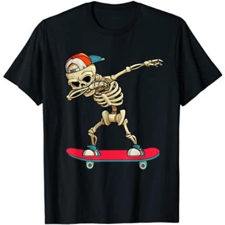 Dabbing Skate Skeleton T-Shirt Menswear Top Hoodie, Sweatshirt | HypeDripTees.com