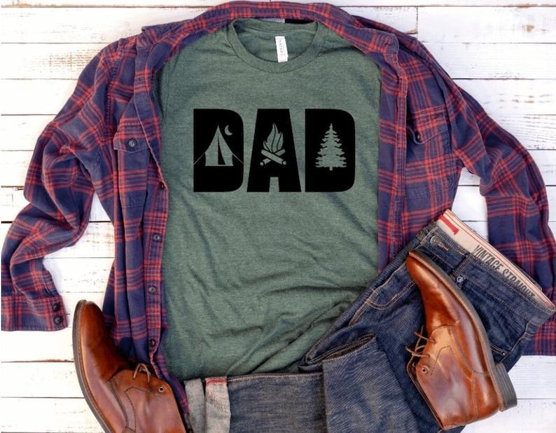 Dad Camping Shirt, Camping Design, Gift for Dad, Father's Day Gift Hoodie, Sweatshirt | HypeDripTees.com