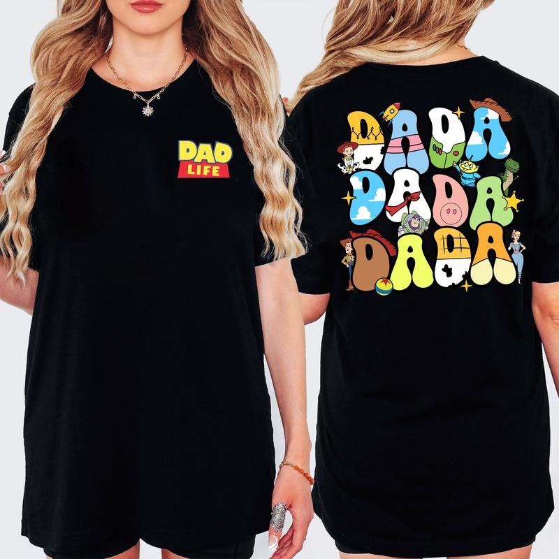 Dad Carto0n T0ys Movie Shirt, Family Vacation Shirt Hoodie, Sweatshirt | HypeDripTees.com
