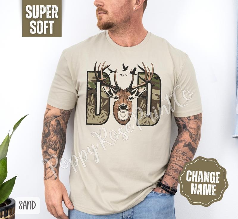 Dad Deer Gildan TShirt, Father's Day, Hunting Shirt, Men's Tee, Gift for Him Hoodie, Sweatshirt | HypeDripTees.com