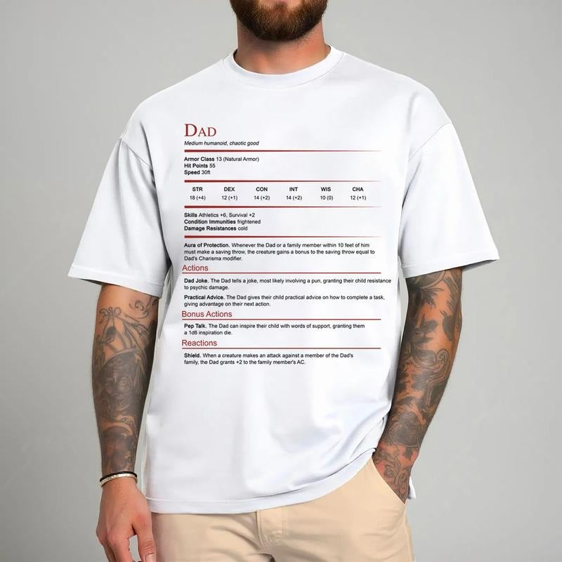 Dad DnD Shirt, Role Playing Game Sweatshirt, Dungeons and Dragons Shirt, Dungeon Master T-Shirt For Dad, DND Dad Shirt,...