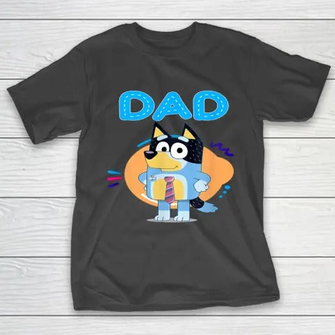 Dad Family Blueys Blueys love Dad T-Shirt Hoodie, Sweatshirt | HypeDripTees.com