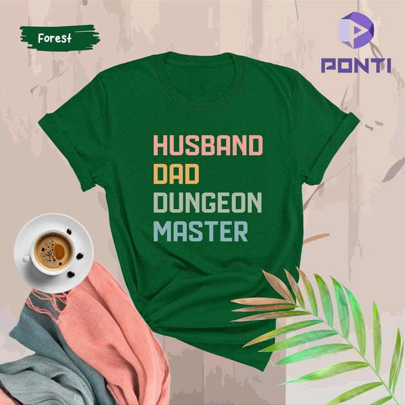 Dad Husband Dungeon Master Shirt, Dnd Dungeon Dad Shirt, Dnd Dad Gift, FatherS Day Gift, Funny Dad Shirt, Gift For...