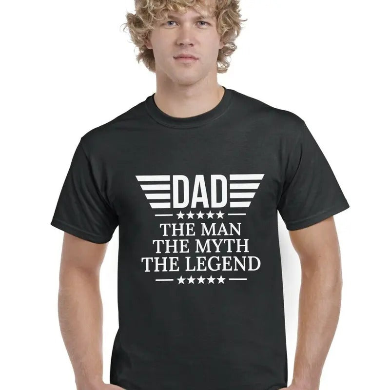 Dad The Man The Myth The Legend Adults T-shirt Men Daddy Father Tee Top  sweater and hoodie Sweatshirt | HypeDripTees.com
